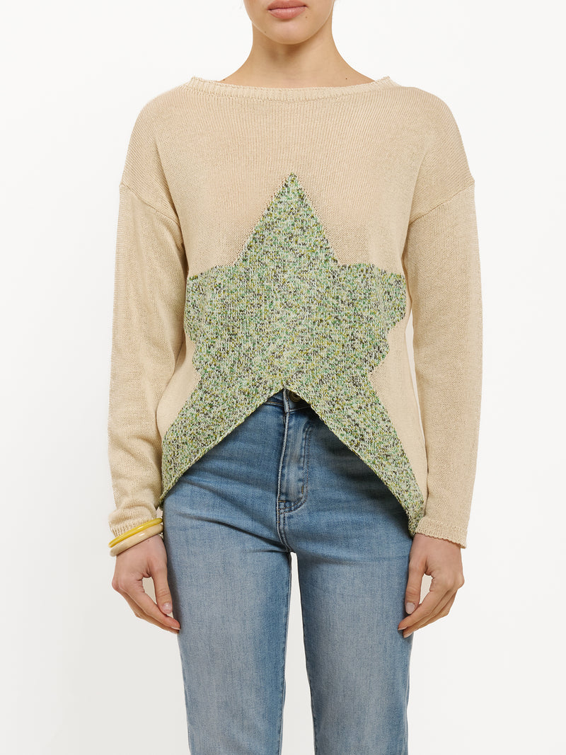 Maglia asimmetrica stella
