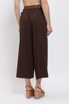 Pantalone crop in cotone