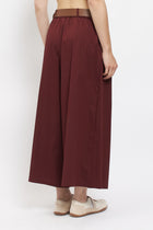 Pantalone crop in cotone