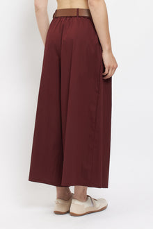 Pantalone crop in cotone