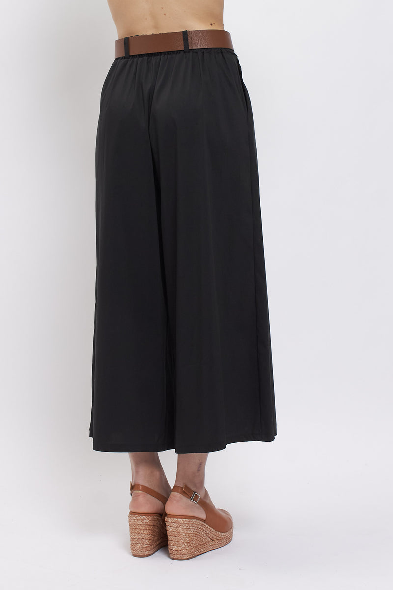 Pantalone crop in cotone