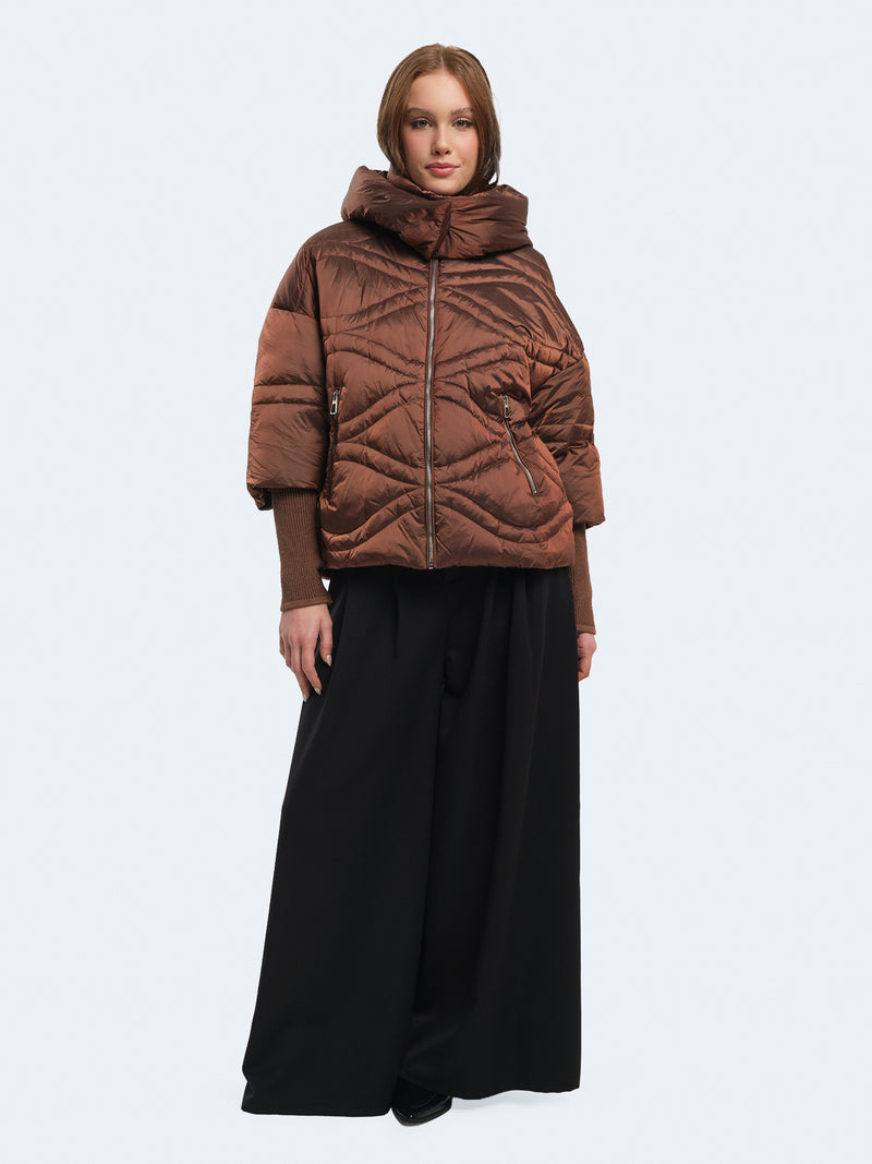 Pantaloni palazzo con cintura