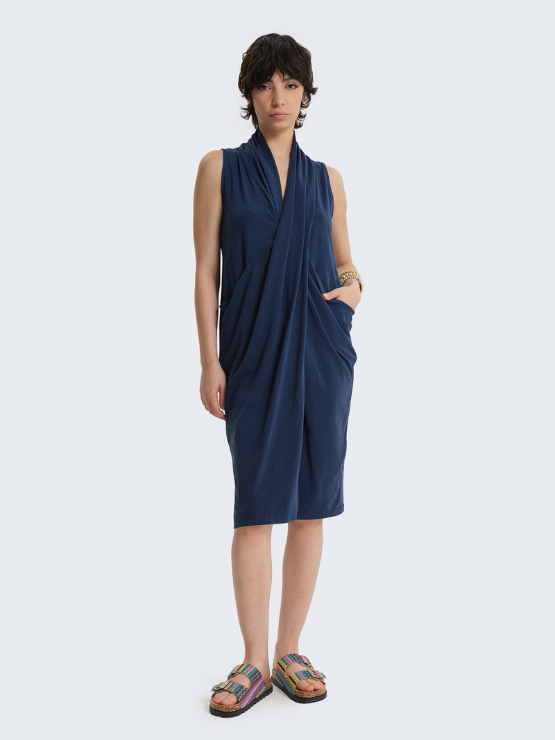 Cotton balloon dress