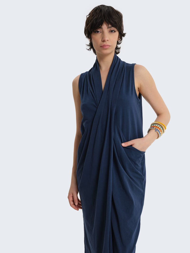 Cotton balloon dress