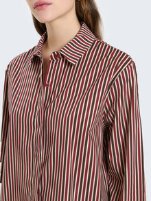 Camicia in cotone a righe