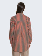 Camicia in cotone a righe