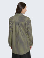Camicia in cotone a righe
