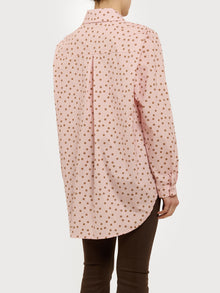 Camicia in cotone con pois