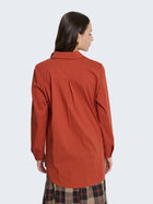 Camicia in cotone tinta unita