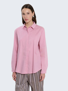 Camicia in cotone tinta unita