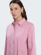 Camicia in cotone tinta unita