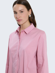 Camicia in cotone tinta unita