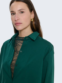 Camicia in cotone tinta unita