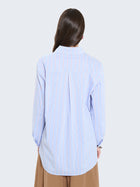 Camicia in cotone a righe