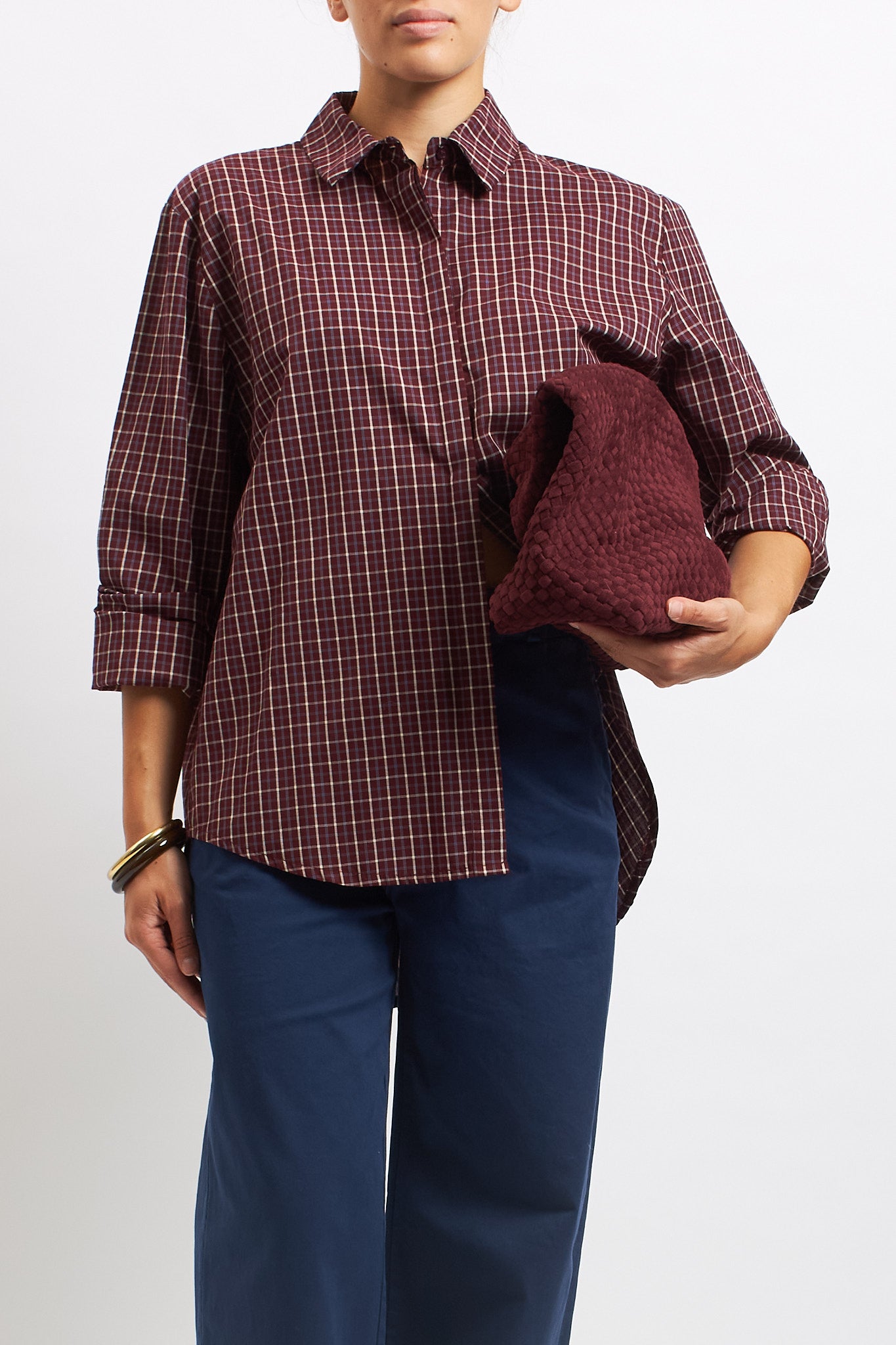 Camicia con pattern check