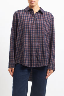 Camicia con pattern check tartan