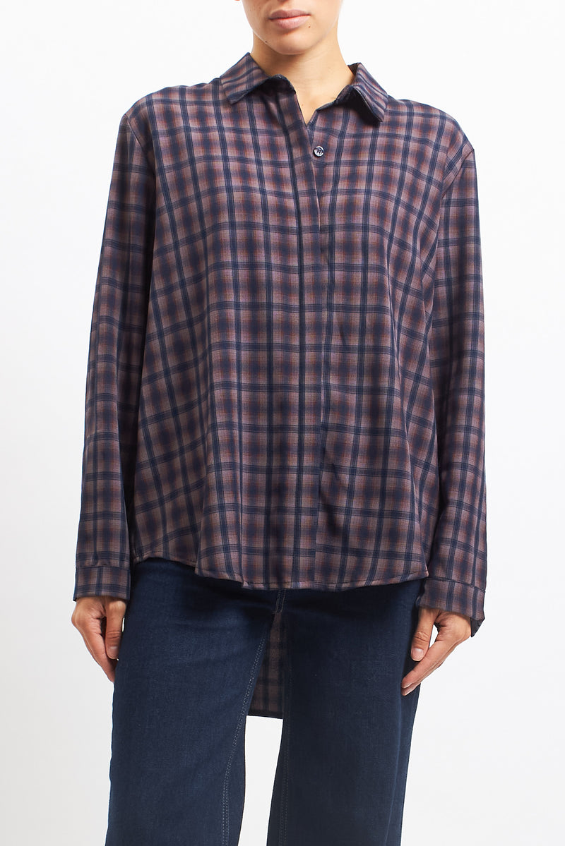 Tartan check patterned shirt
