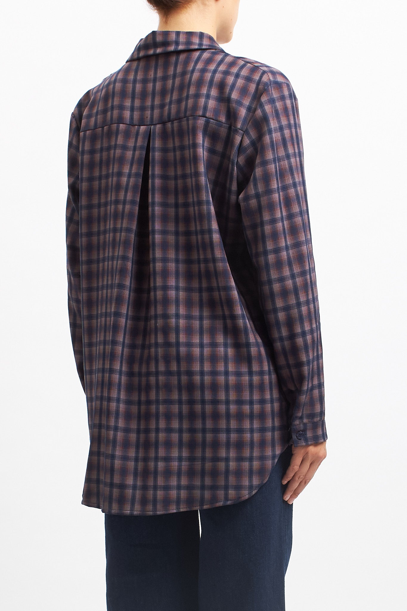 Camicia con pattern check tartan