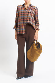 Camicia con fantasia a quadri