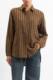 Camicia con fantasia a quadri