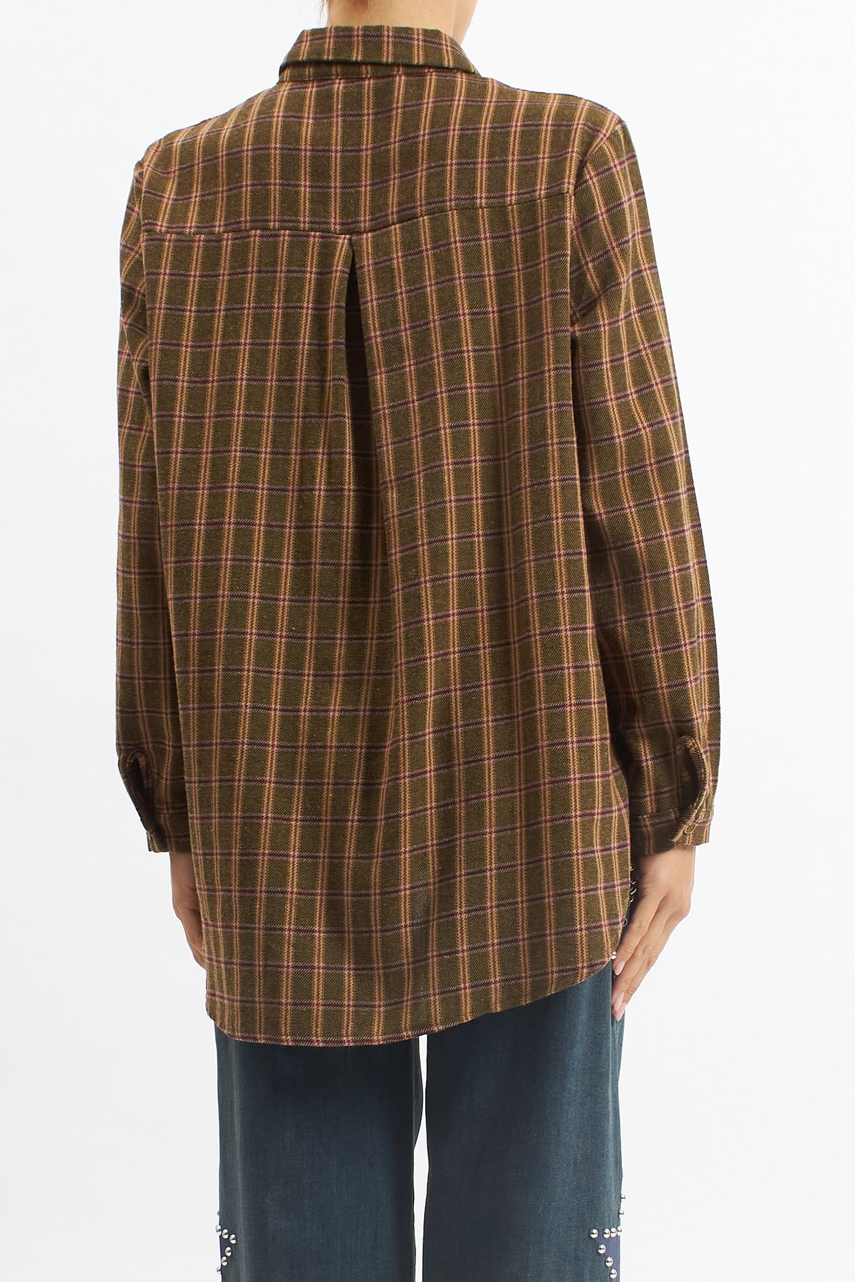 Camicia con fantasia a quadri