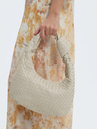 Borsa in ecopelle intrecciata