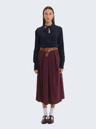 Blusa con fiocco