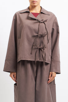 Giacca in stile kimono con fiocchi