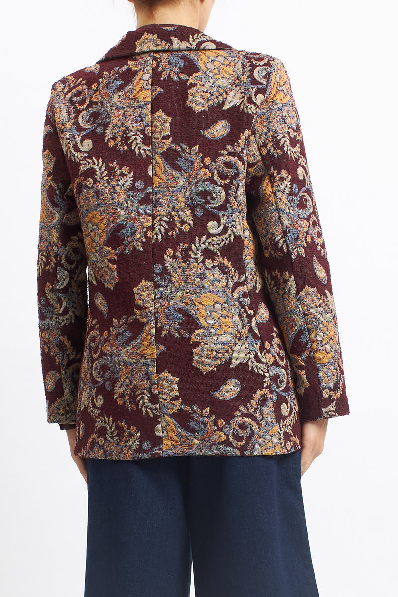 Blazer lungo Jaquard