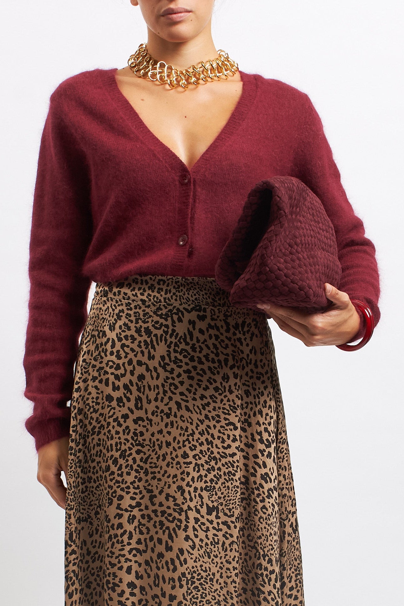 Cardigan in lana