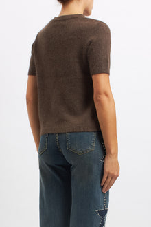 Maglia a mezza manica in lana