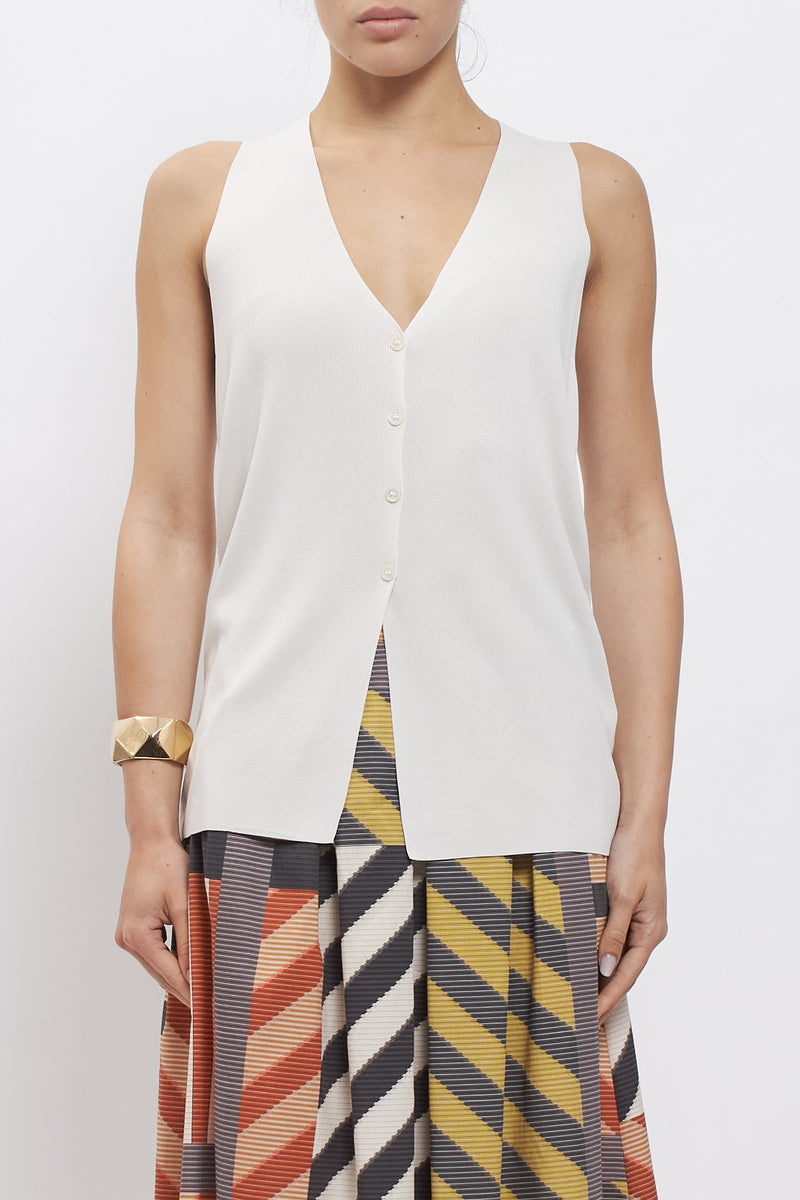 Gilet in maglia con bottoncini