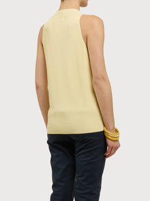 Top in maglia con bottoncini