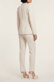 Blazer and flared trousers set