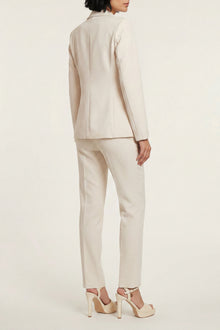 Completo blazer e pantaloni flared