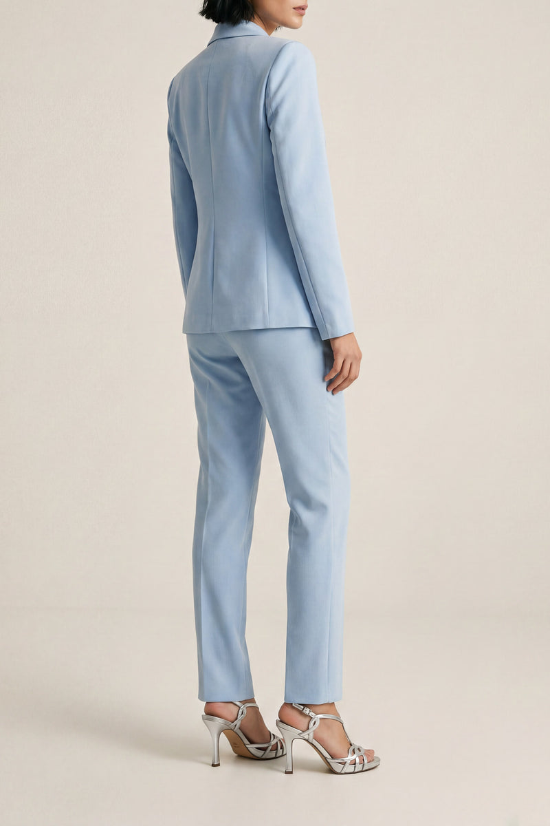 Completo blazer e pantaloni flared