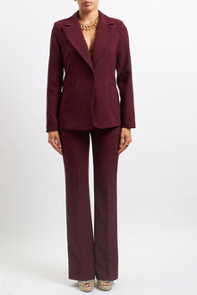 Completo blazer e pantaloni flared