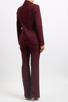 Completo blazer e pantaloni flared