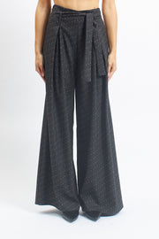 Pantalone palazzo con fusciacca