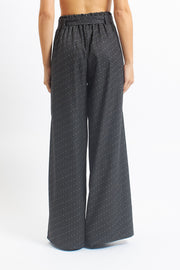 Pantalone palazzo con fusciacca