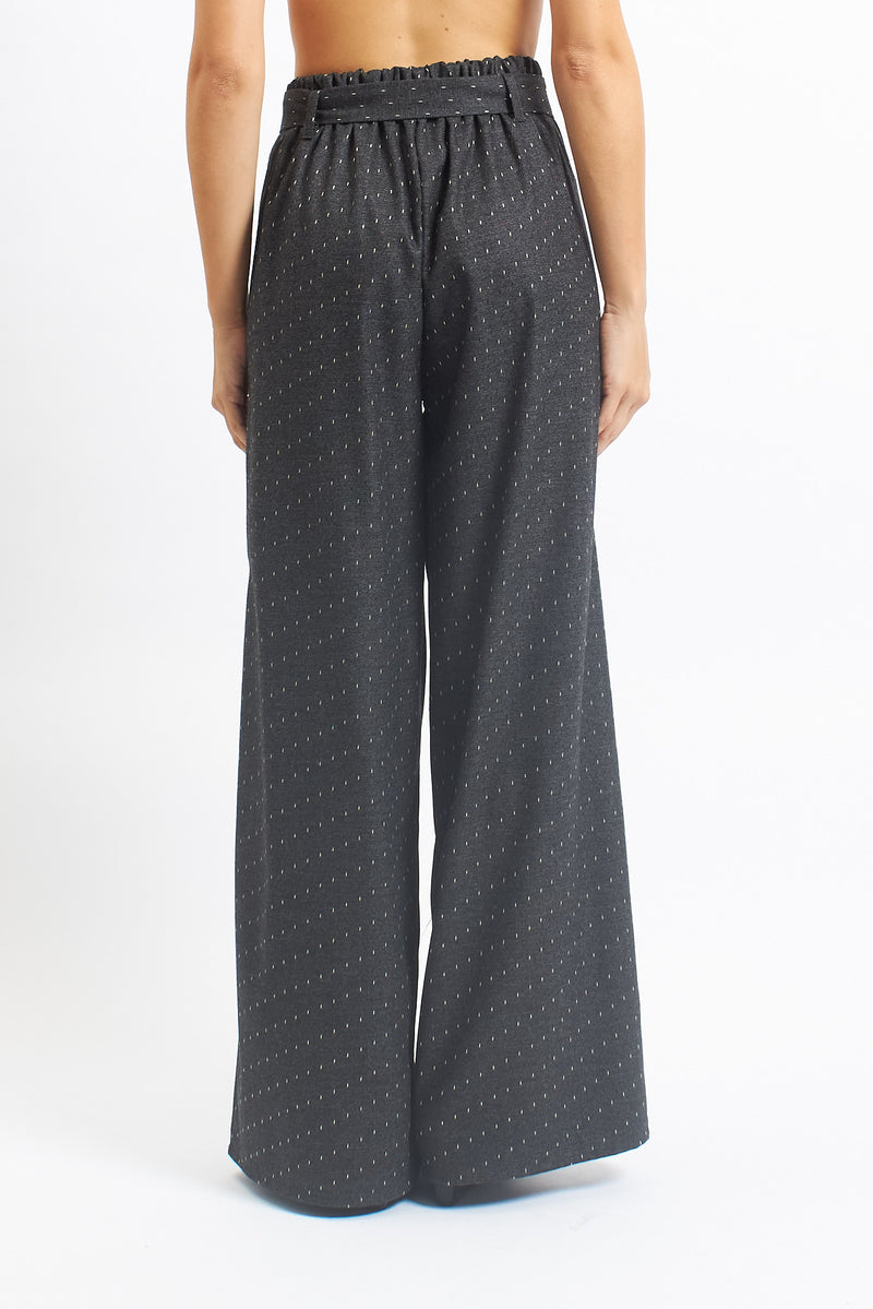 Pantalone palazzo con fusciacca