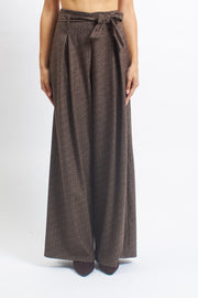 Pantalone palazzo con fusciacca