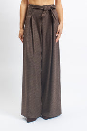 Pantalone palazzo con fusciacca