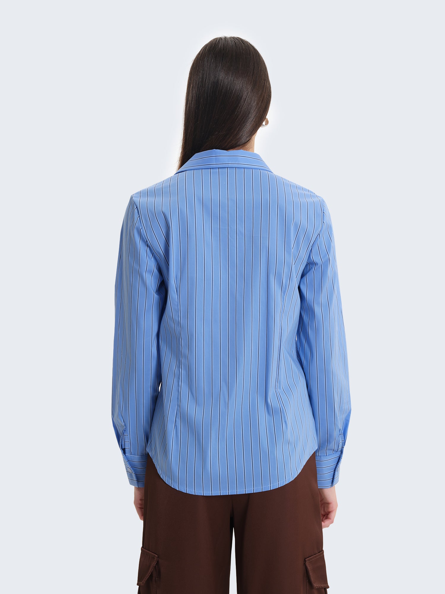 Camicia a righe slimfit