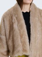 Pelliccia oversize cropped