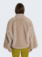 Pelliccia oversize cropped