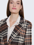 Blazer strutturato a quadri