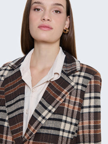 Blazer strutturato a quadri