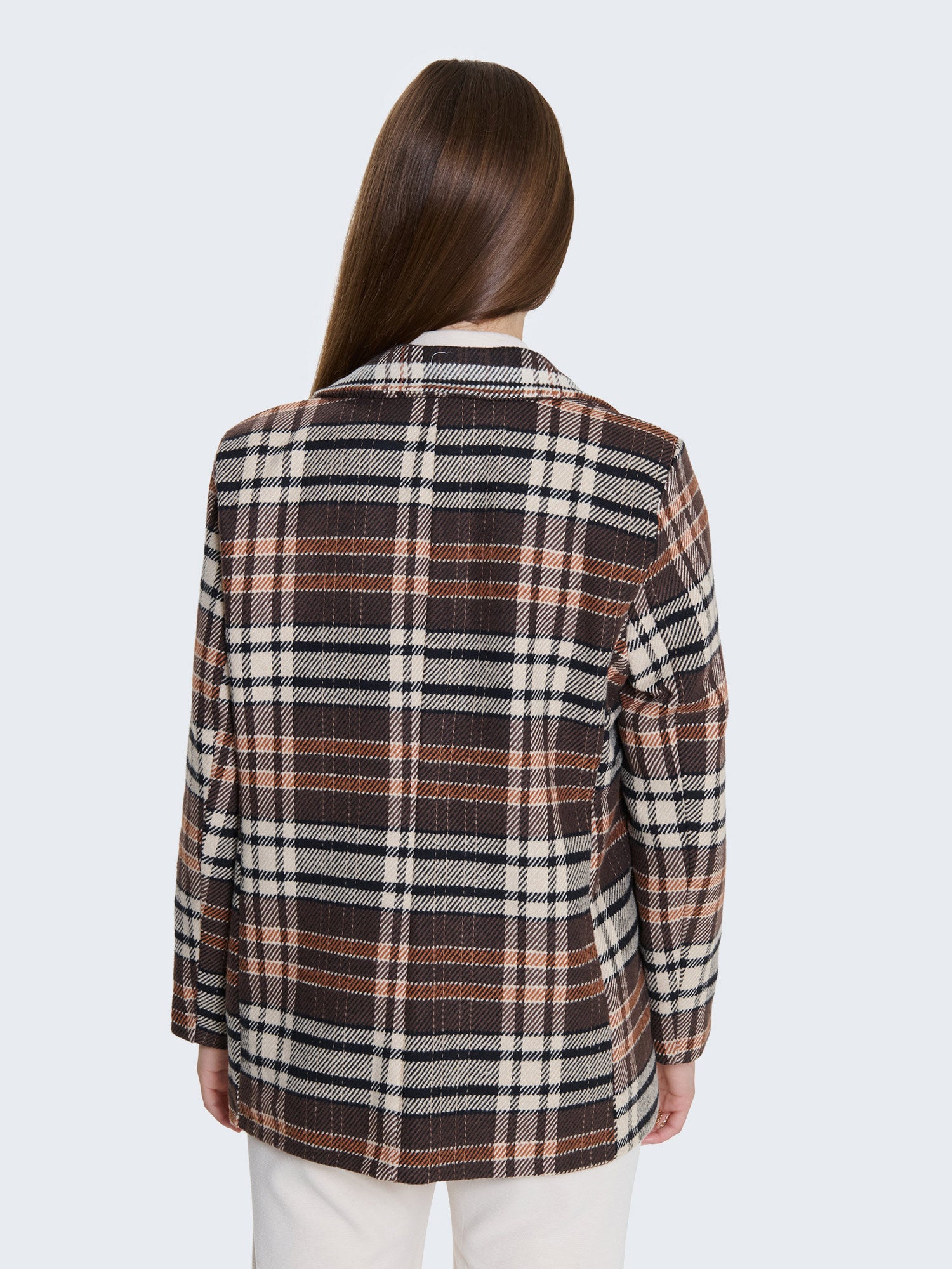 Blazer strutturato a quadri