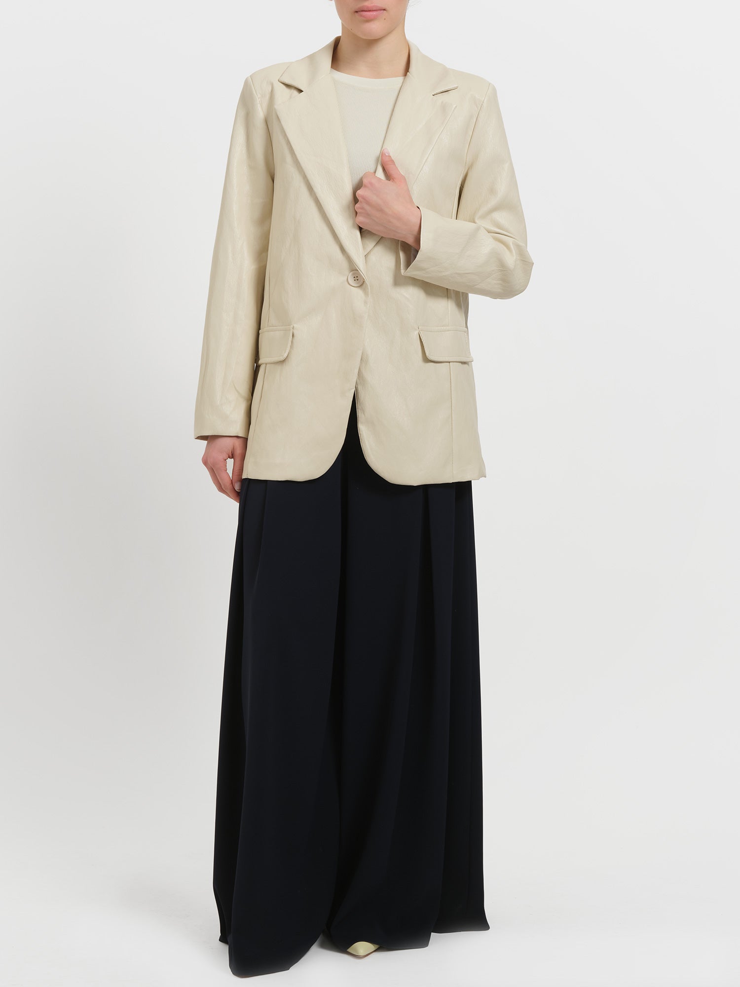 Blazer in ecopelle